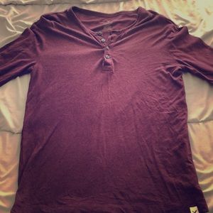 Long sleeve henley